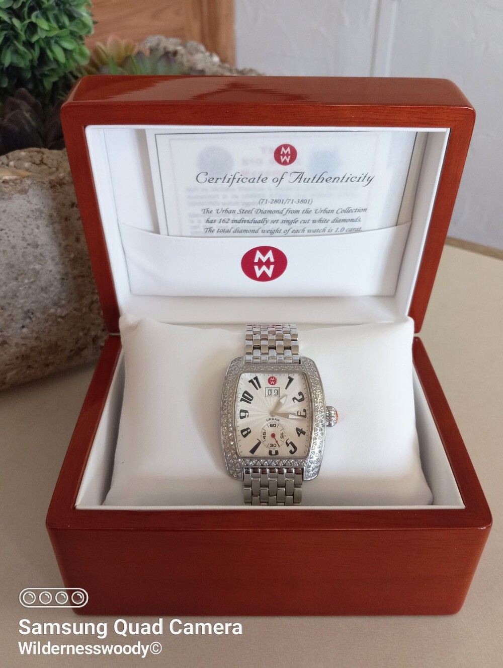 Michele Urban Diamond, Big Date Quartz Watch